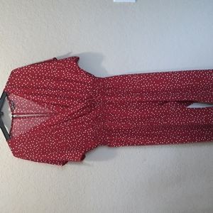 Shein polka  dot jumpsuit size L.